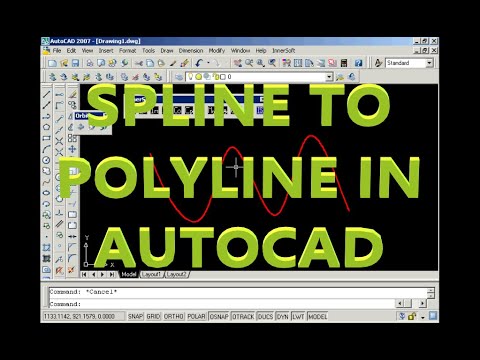 autocad convert poly line to spline jig